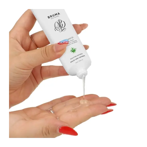 BRUMA - SATIVA SEED OIL SLIDING GEL WARMING CANNABIS FLAVOR 100 MLснимка 2