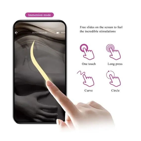 PRETTY LOVE - NYMPH VIBRATING EGG APP CONTROLLED LILAснимка 2