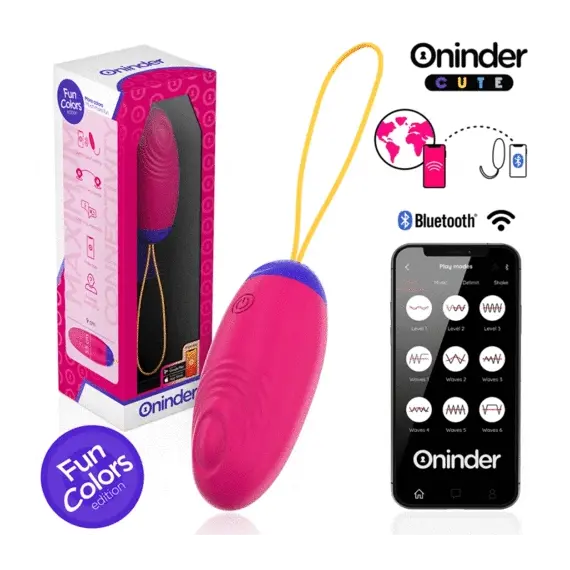 ONINDER CUTE - LOVE PLEASURE VIBRO-WAVE TAPPING силиконов EGG - FREE GLOBAL APPснимка 2