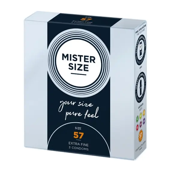 MISTER SIZE - Презерватив SIZE L 57 мм (3 бр.)снимка 2