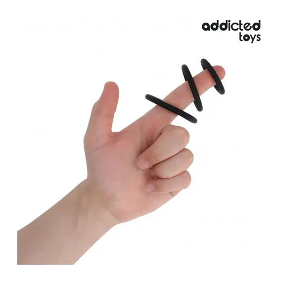ADDICTED TOYS - Комплект OF силиконов RINGS MODEL 2снимка 2