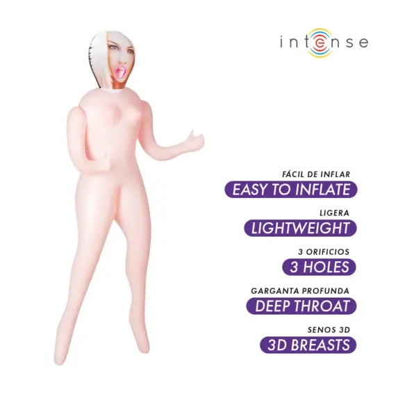INTENSE DOLLS - IRINA INFLATABLE DOLL с THREE ORIFICESснимка 2