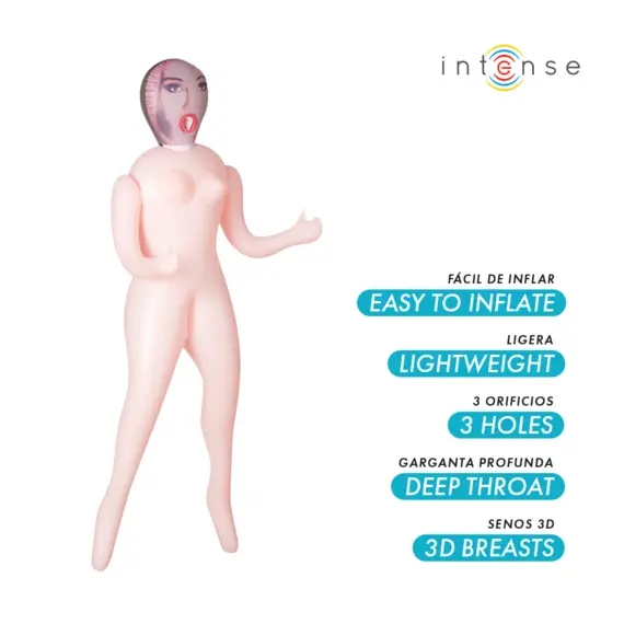 INTENSE DOLLS - MONIQUE INFLATABLE DOLL с THREE ORIFICESснимка 2
