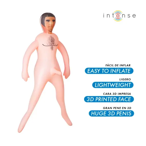 INTENSE DOLLS - ANTHONY INFLATABLE DOLL с 3D PENISснимка 2