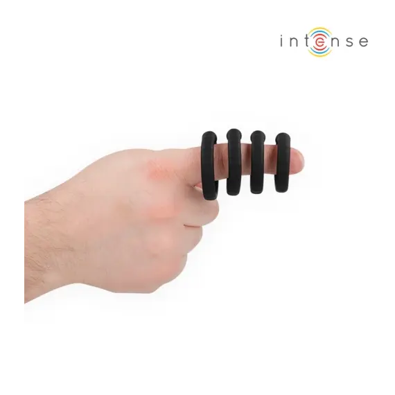 INTENSE - MICHIEL комплект OF 4 PENIS RINGS MODEL 10снимка 2