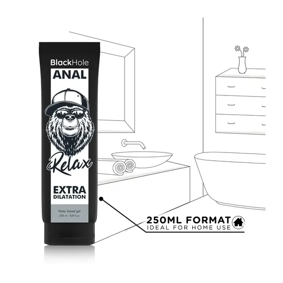 BLACK HOLE - WATER BASE GEL ANAL DILATION 250 MLснимка 3