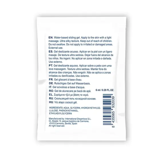 WATERFEEL - NEUTRAL WATER-BASED SLIDING GEL 6 MLснимка 3