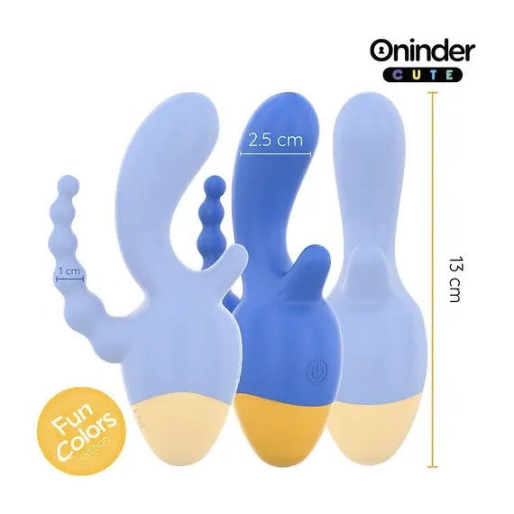 ONINDER CUTE - LOVE 3 SOME TRIPLE вибратор - FREE WORLDWIDE APPснимка 3