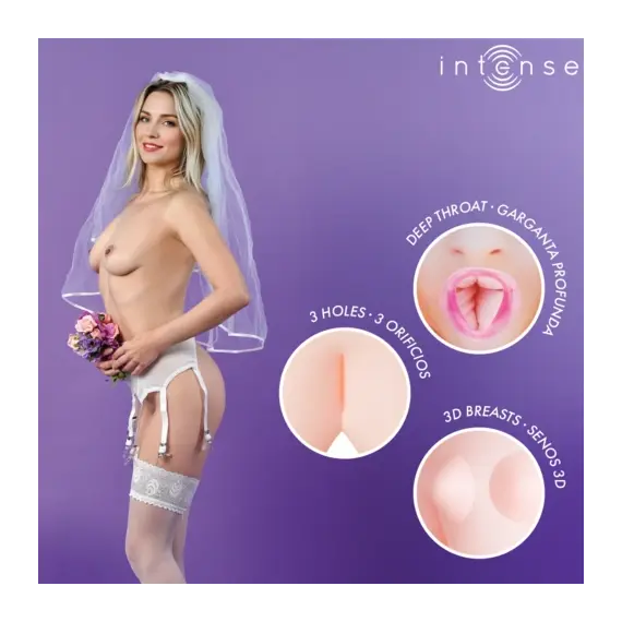 INTENSE DOLLS - IRINA INFLATABLE DOLL с THREE ORIFICESснимка 3