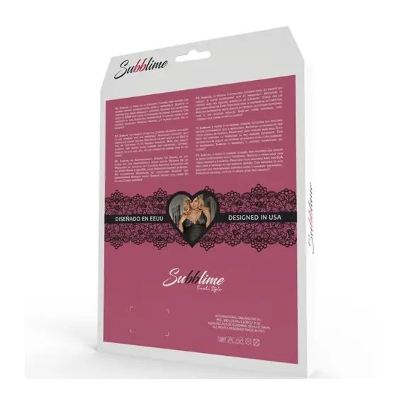 SUBBLIME FLORAL LACES бейбидол червен S/Mснимка 4