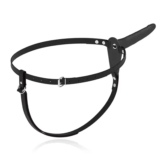FETISH SUBMISSIVE HARNESS - Черен силиконов вибратор 15 смснимка 4