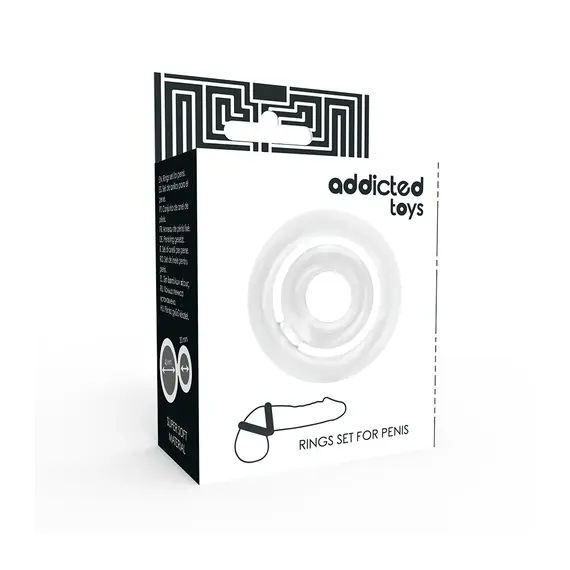 ADDICTED TOYS - POTENZ- C-RING PENIS прозраченснимка 4