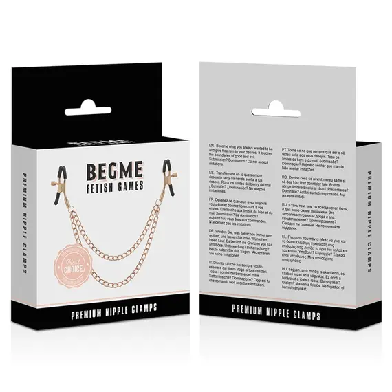 BEGME - Черен EDITION PREMIUM клампи за зърнаснимка 4