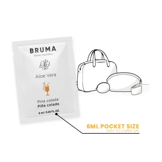BRUMA - ALOE VERA SLIDING GEL PINA COLADA FLAVOR 6 MLснимка 4