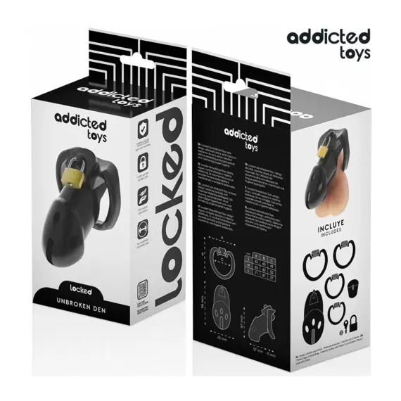 ADDICTED TOYS LOCKED - UNBROKEN DEN клетка за пенис 9.8 смснимка 4