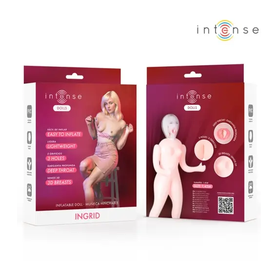 INTENSE DOLLS - INGRID INFLATABLE DOLL с THREE ORIFICESснимка 4