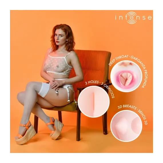 INTENSE DOLLS - SCARLETT INFLATABLE DOLL с THREE ORIFICESснимка 4