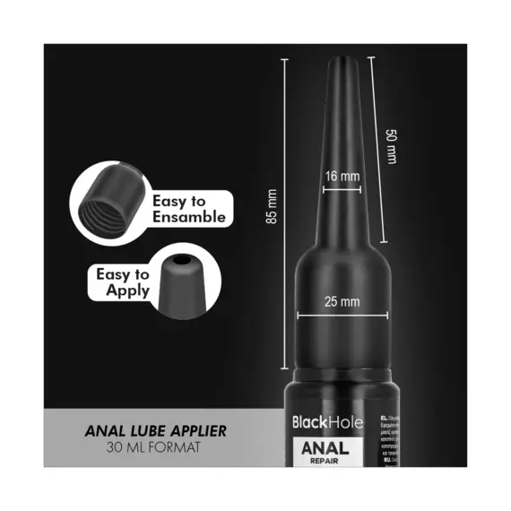 BLACK HOLE - ANAL LUBE APPLIER S SIZE 30 MLснимка 4