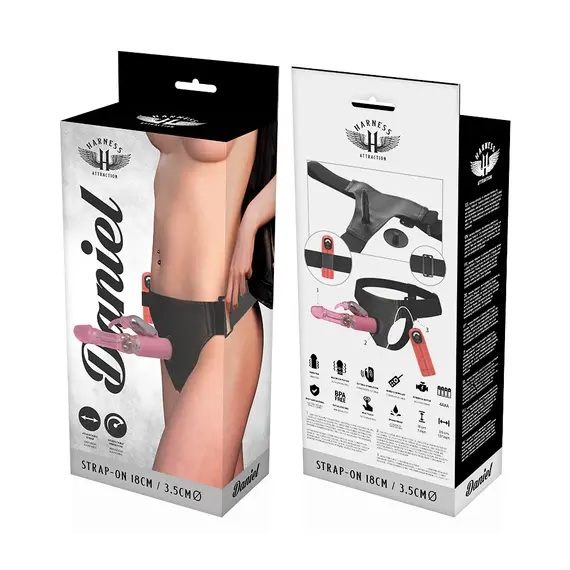 HARNESS ATTRACTION - RNES DANIEL с VIBRATION и ROTATION 18 см -O- 3.5 смснимка 5