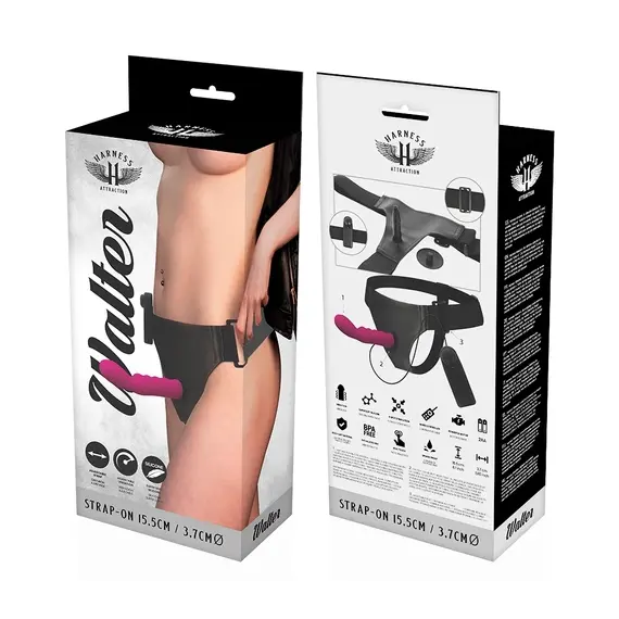 HARNESS ATTRACTION - RNES WALTER с VIBRATION 15.5 см -O- 3.7 смснимка 5