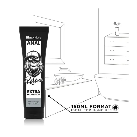 BLACK HOLE - WATER BASE GEL ANAL DILATION 150 MLснимка 5