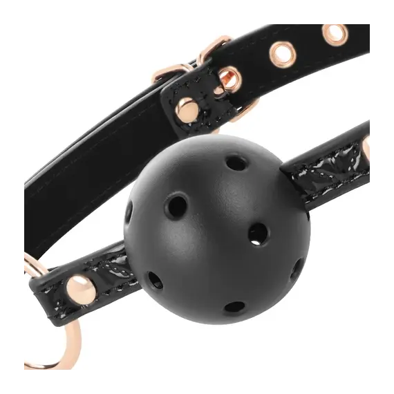BEGME - Черен EDITION BALL гег VEGAN LEATHERснимка 5