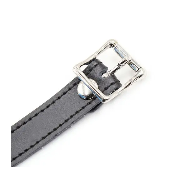 OHMAMA FETISH - Силиконов BALL гег с LEATHER BELT (PADLOCK включен)снимка 5
