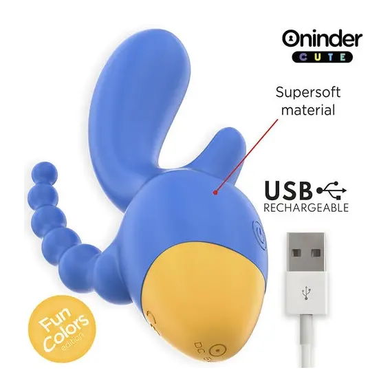 ONINDER CUTE - LOVE 3 SOME TRIPLE вибратор - FREE WORLDWIDE APPснимка 5