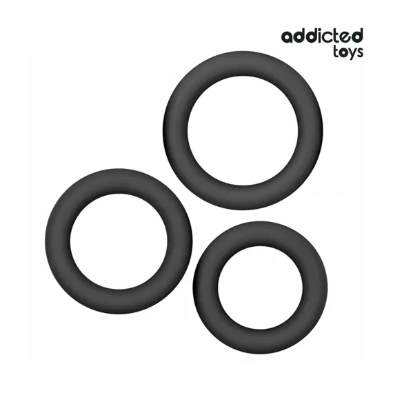 ADDICTED TOYS - Комплект OF силиконов RINGS MODEL 1снимка 5