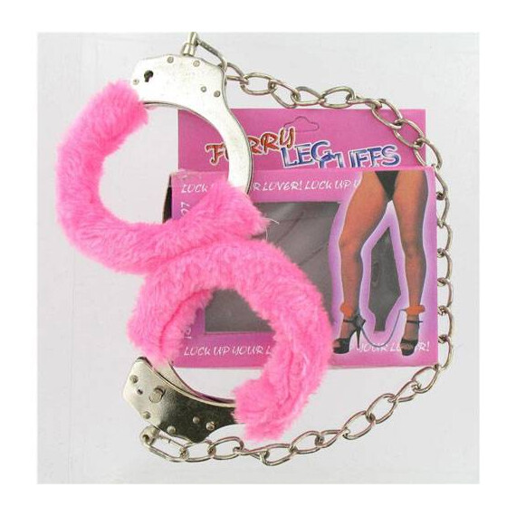 Секси розови белезници за ръце и крака  Белезници