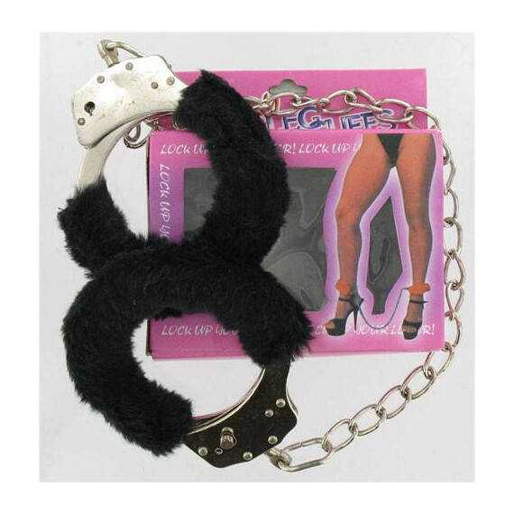 Секси черни белезници за ръце и крака  Белезници