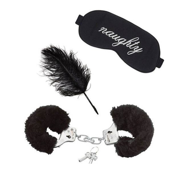 Секси комплект Be naughty in Black  Подарък за Жена