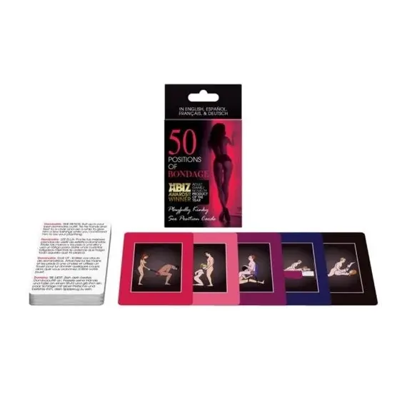 KHEPER GAMES - 50 POSITIONS OF BONDAGE CARDSснимка 2