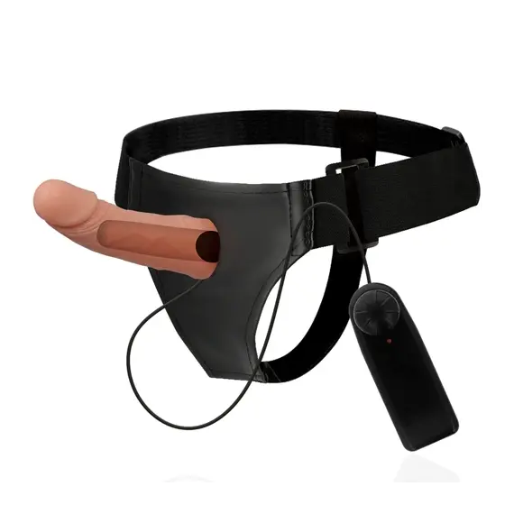 HARNESS ATTRACTION - RNES HOLLOW FRAMES с вибратор 15 см -O- 5 смснимка 3