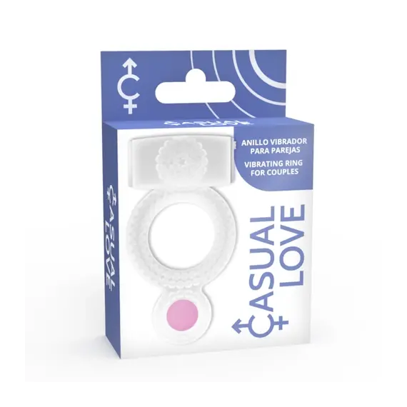 CASUAL LOVE - RING VIBRATING двоен PLEASURE прозраченснимка 4