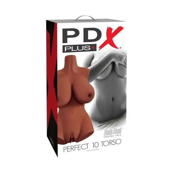 PDX PLUS - Perfect 10 торс кафяв секс кукла/торсснимка 5
