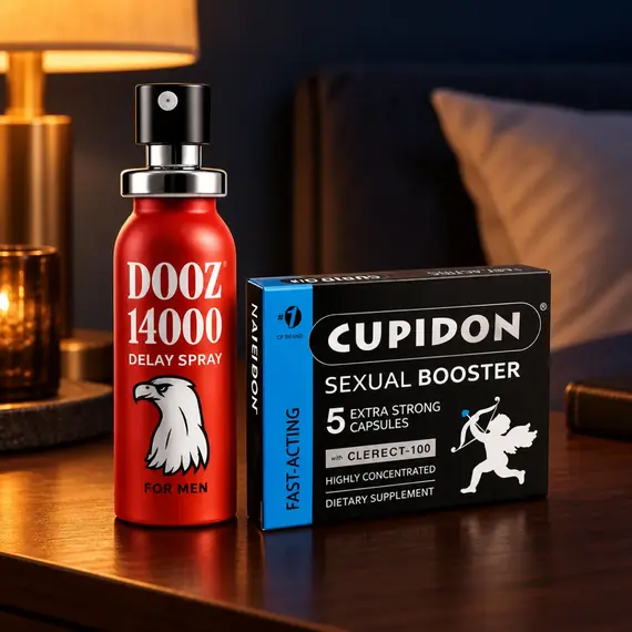 DOOZ 14000 и Cupidon 5 таблетки в премиум вечерна рутина