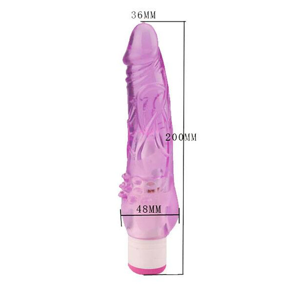 Вибратор Master Bully Hooligan Jelly Purple  Реалистични вибратори