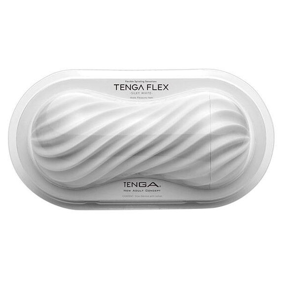 Мастурбатор Tenga Flex Silky Бял  Мастурбатори