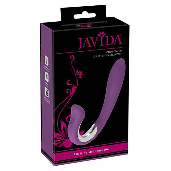Вибратор Javida Vibe с клиторен стимулатор  Луксозни вибратори