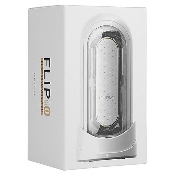 Мастурбатор с вибрация Tenga Flip Zero Electronic White  Мастурбатори