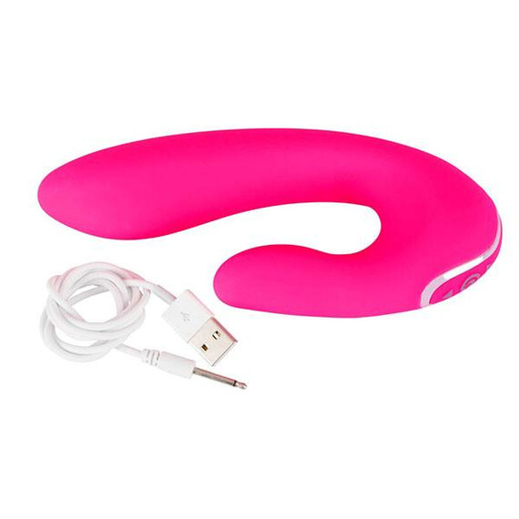 Извит вибратор Javida Vibe с клиторен стимулатор  G-Spot вибратори Извит вибратор Javida Vibe с клиторен стимулатор  G-Spot вибратори