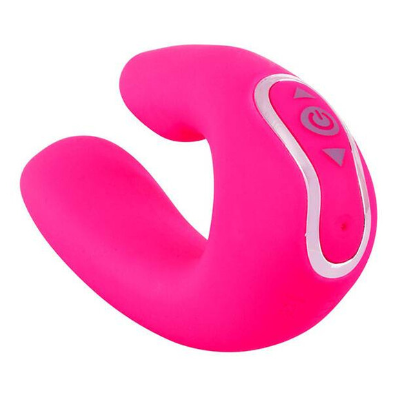 Извит вибратор Javida Vibe с клиторен стимулатор  G-Spot вибратори