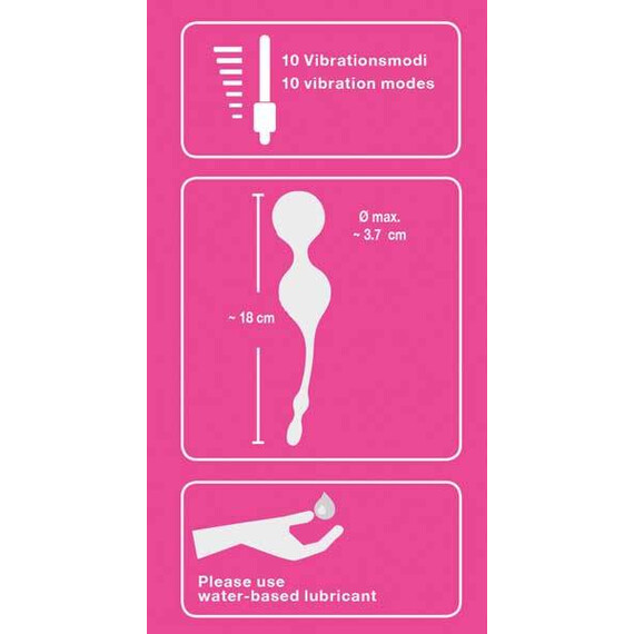 Вибриращи Вагинални топчета Sweet Smile  Вибро-стимулатори