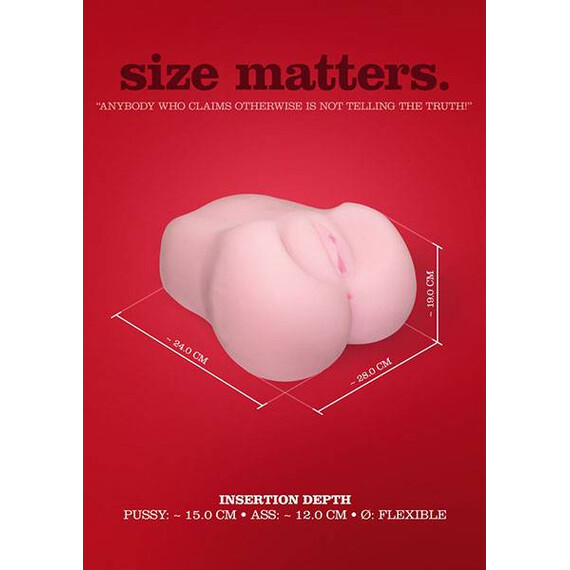 Реалистичен торс с вагина и дупе Po-Masturbator  Вагини