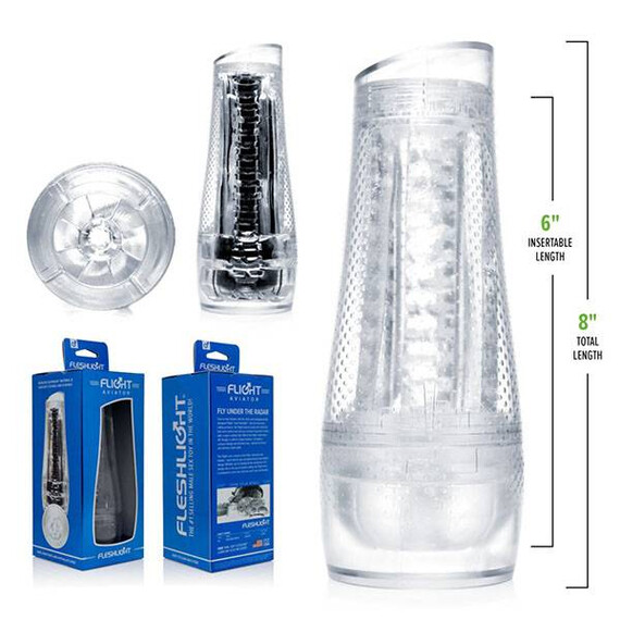 Прозрачен мастурбатор Fleshlight Flight Aviator  Мастурбатори