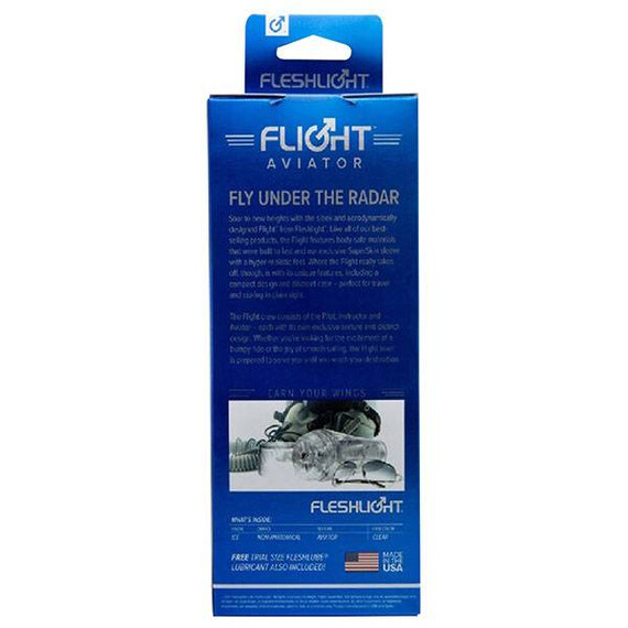 Прозрачен мастурбатор Fleshlight Flight Aviator  Мастурбатори