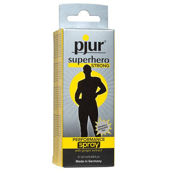Забавящ спрей pjur Superhero Strong 20мл  Забавящи еякулацията Забавящ спрей pjur Superhero Strong 20мл  Забавящи еякулацията