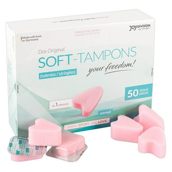 Тампони Soft Tampons 50бр  Секс козметика