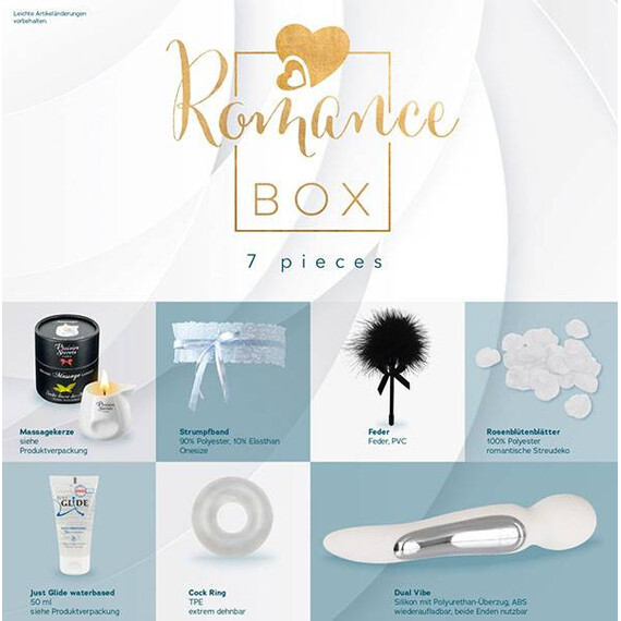 Еротичен сет в кутия Romance box  Подарък за Жена